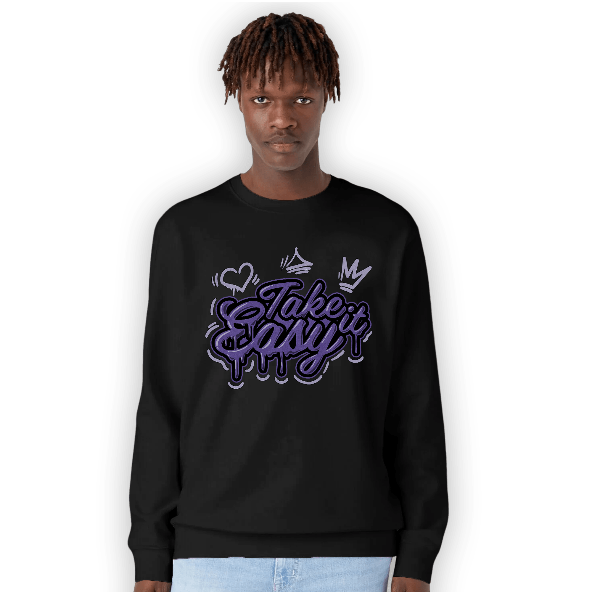 Dunk Low Plum Sweatshirt Match Take It Easy - NastyJamz