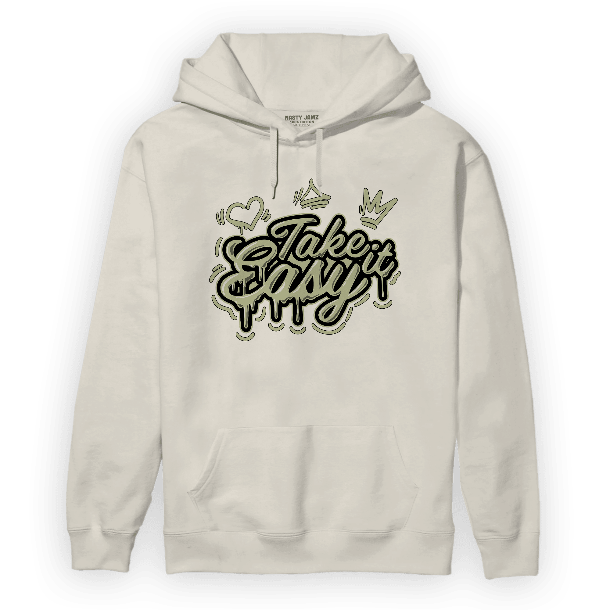 Yeezy Slide Resin Hoodie Match Take It Easy - NastyJamz