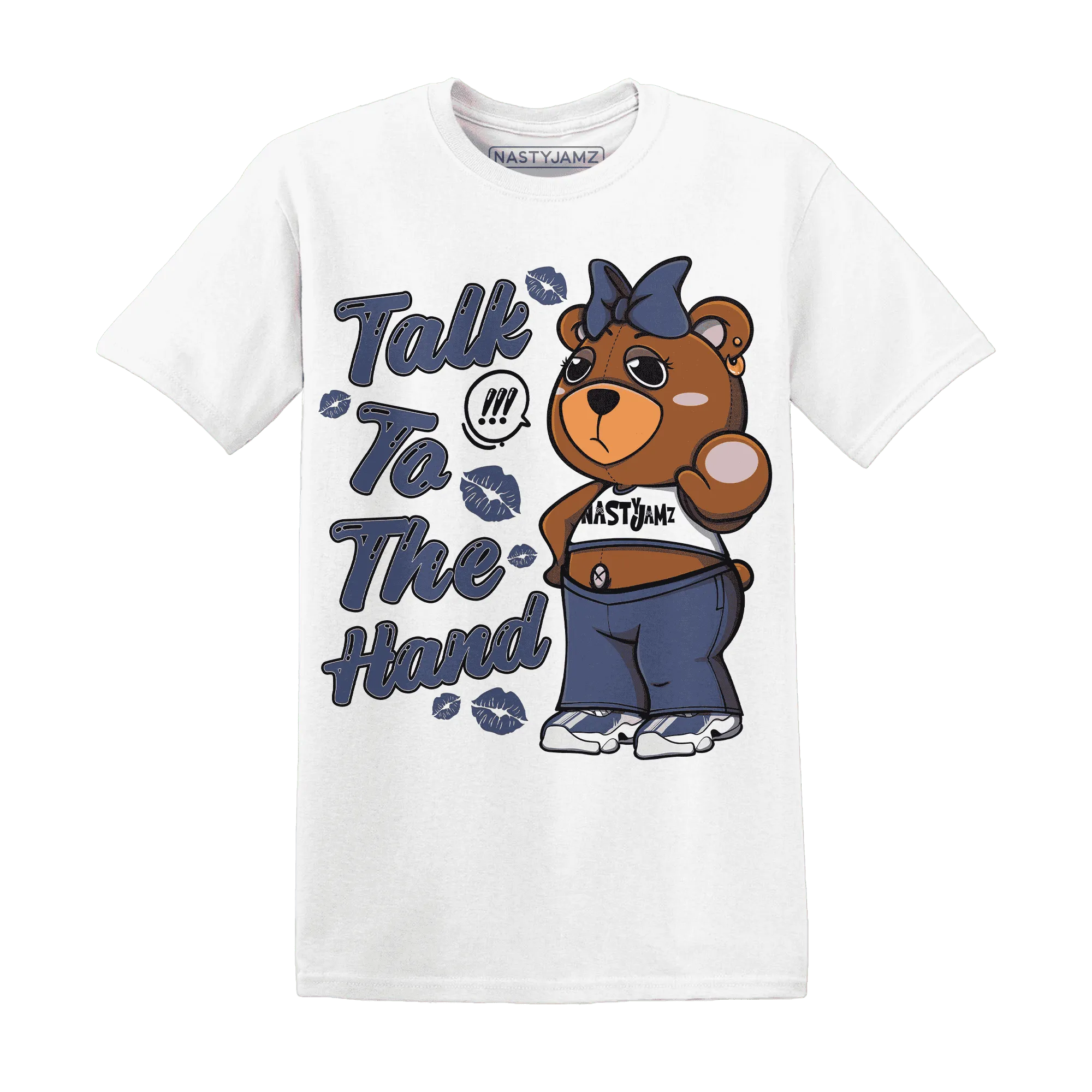 Low-Diffused-Blue-11s-T-Shirt-Match-Talk-To-The-Hand-BERNIE