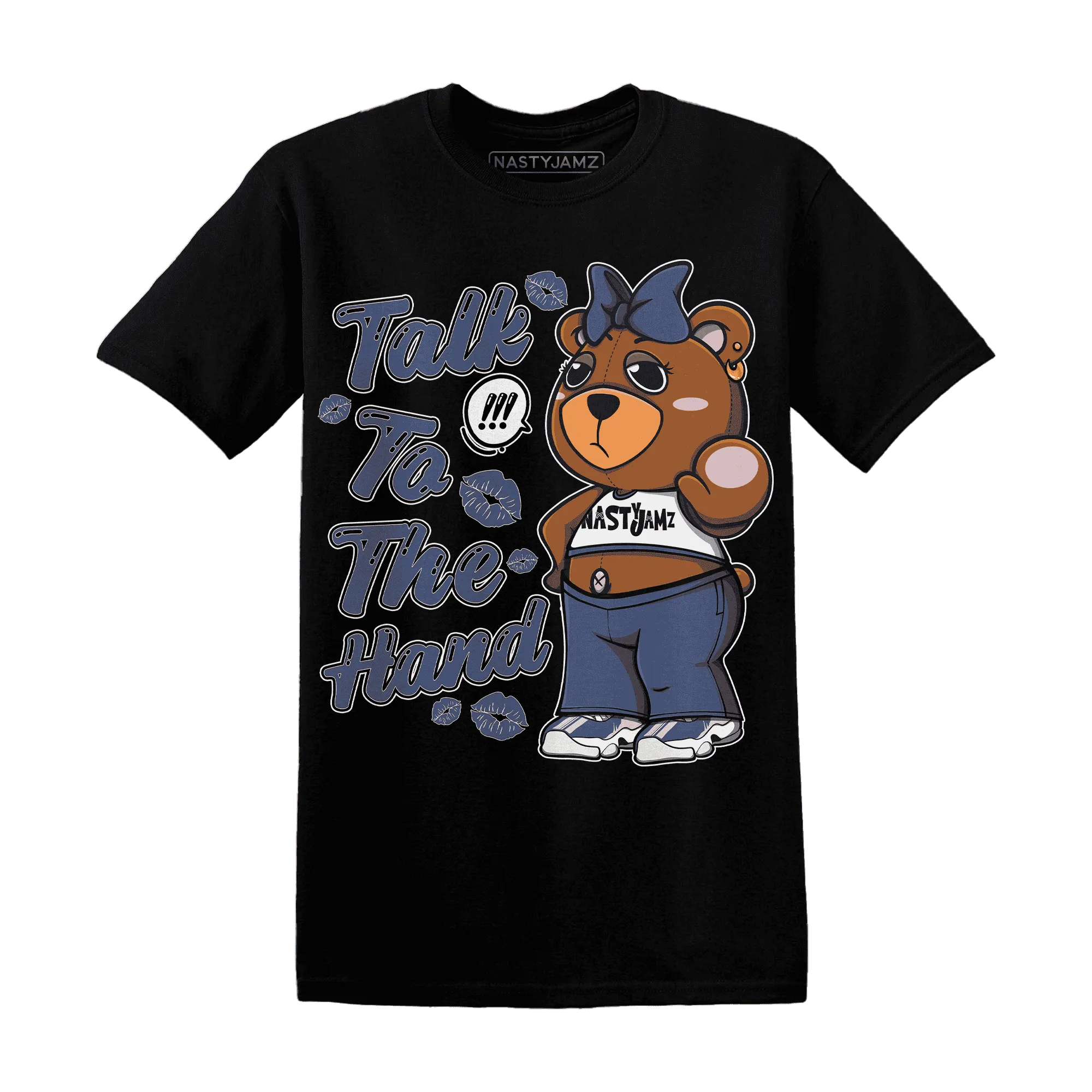 Low-Diffused-Blue-11s-T-Shirt-Match-Talk-To-The-Hand-BERNIE