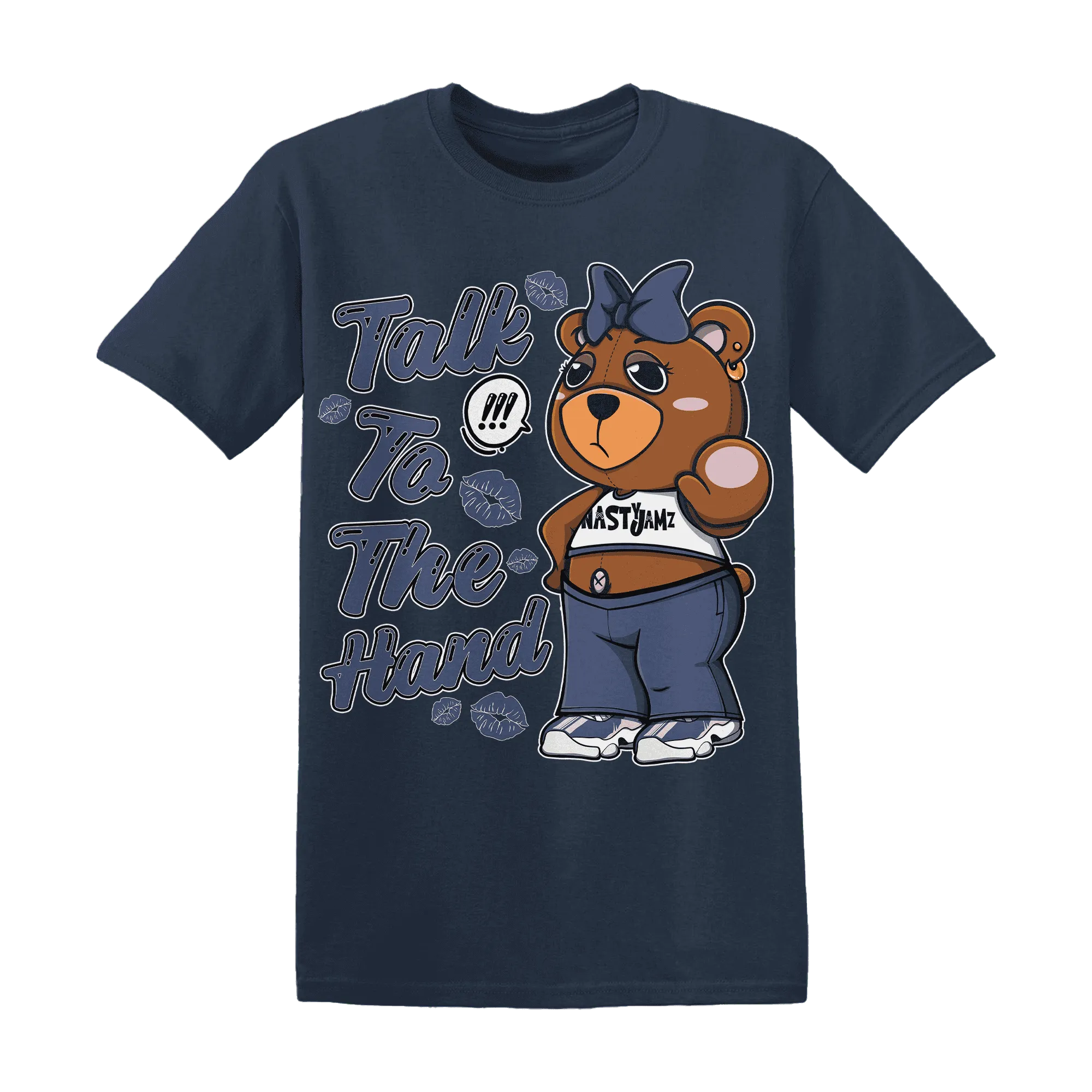Low-Diffused-Blue-11s-T-Shirt-Match-Talk-To-The-Hand-BERNIE