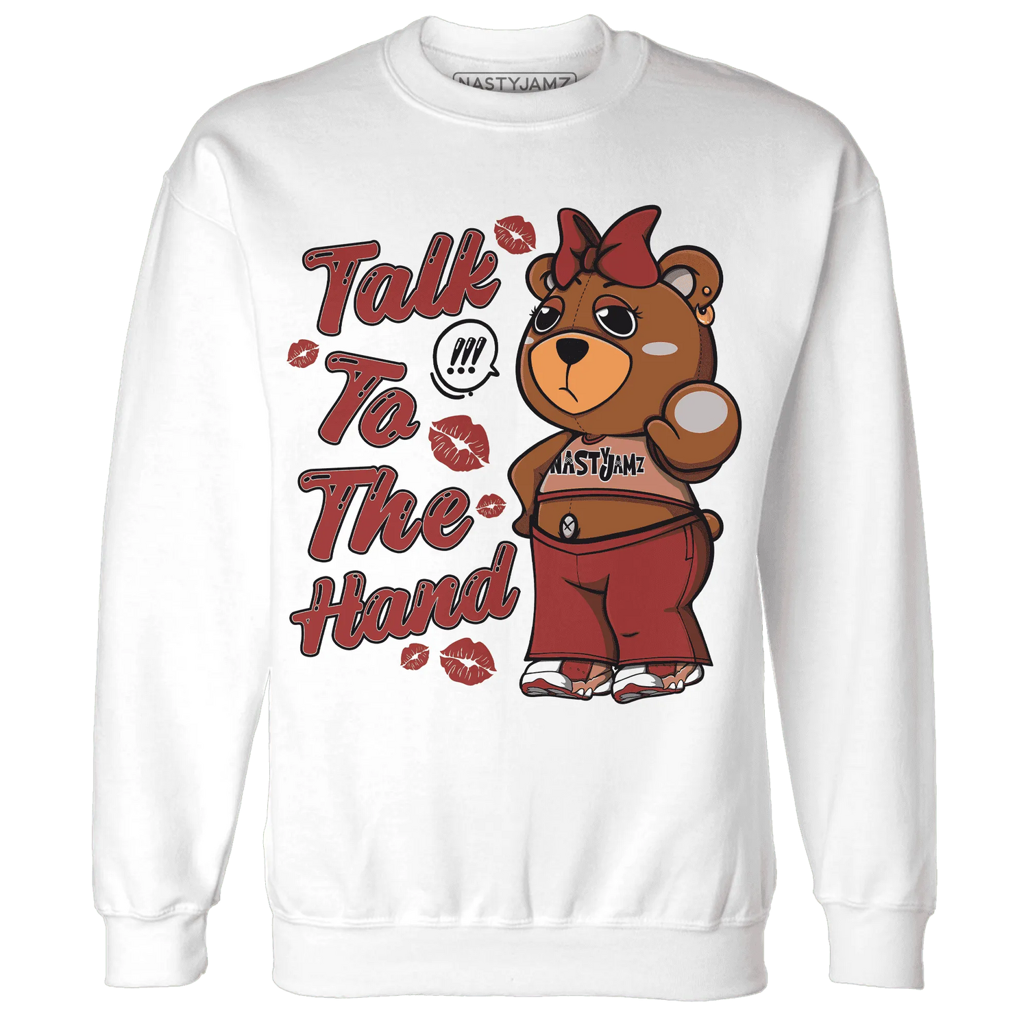Dune-Red-13s-Sweatshirt-Match-Talk-To-The-Hand-BERNIE