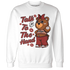 Dune-Red-13s-Sweatshirt-Match-Talk-To-The-Hand-BERNIE