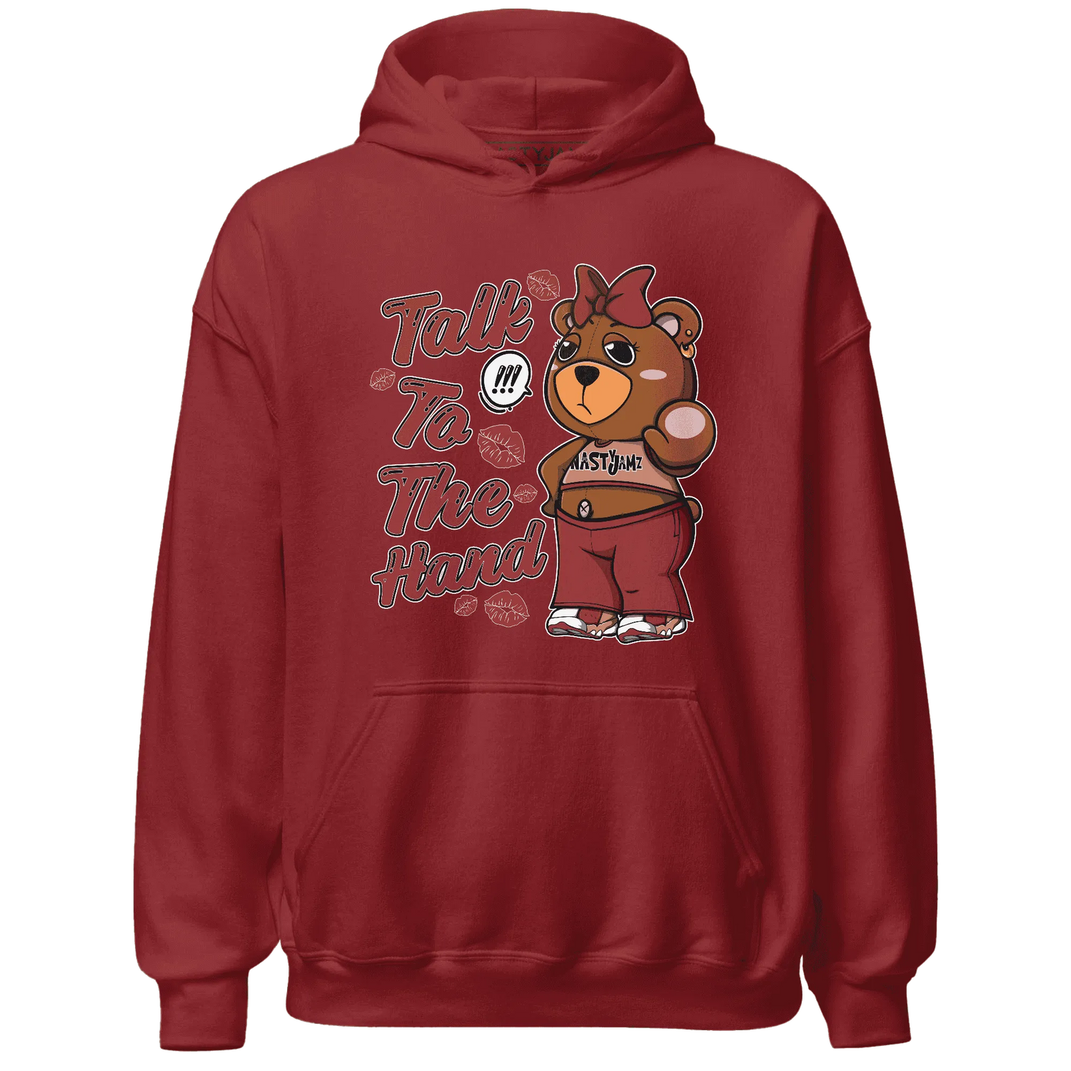 Dune-Red-13s-Hoodie-Match-Talk-To-The-Hand-BERNIE