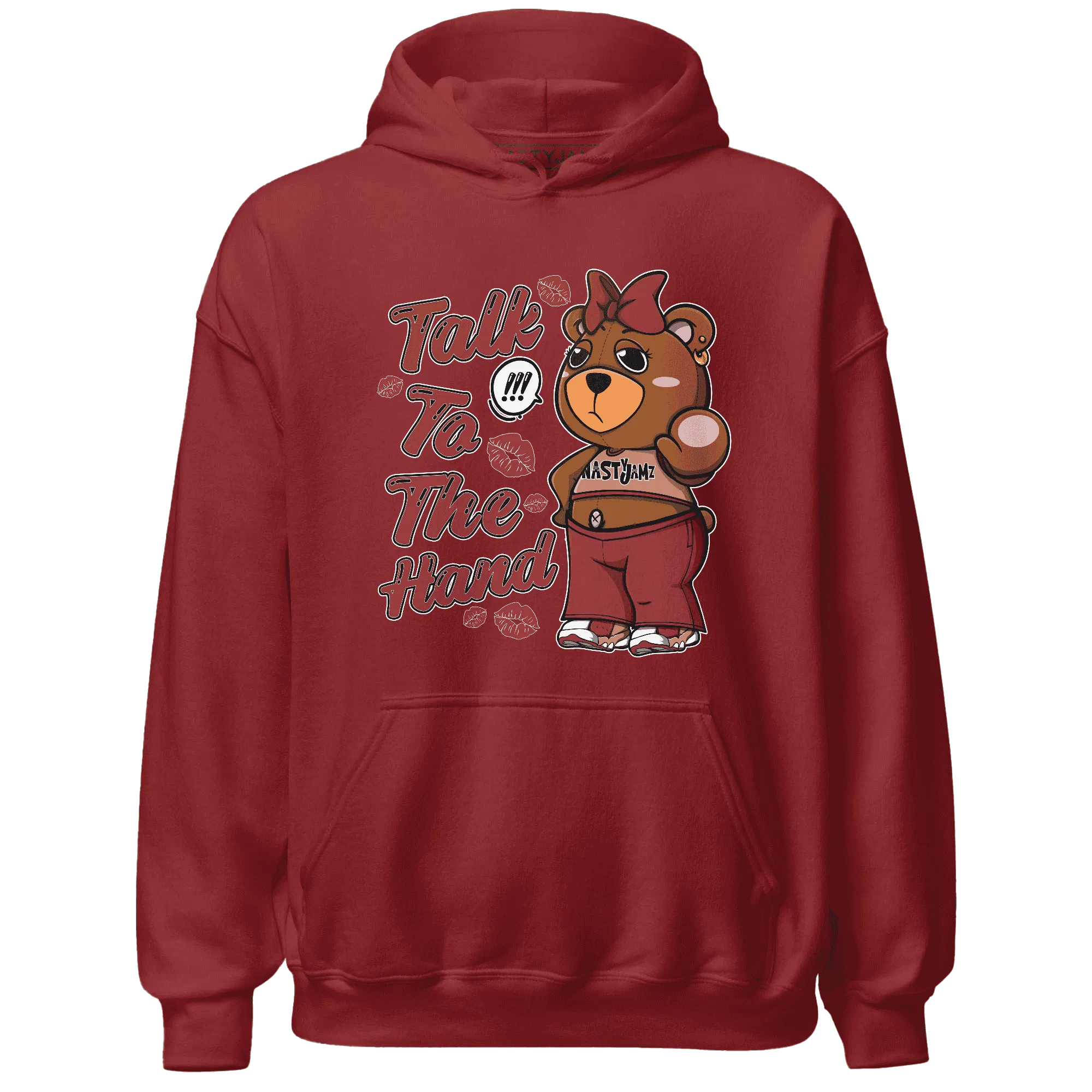 Dune-Red-13s-Hoodie-Match-Talk-To-The-Hand-BERNIE