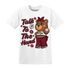 High-White-Team-Red-1s-T-Shirt-Match-Talk-To-The-Hand-BERNIE