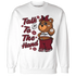 High-White-Team-Red-1s-Sweatshirt-Match-Talk-To-The-Hand-BERNIE