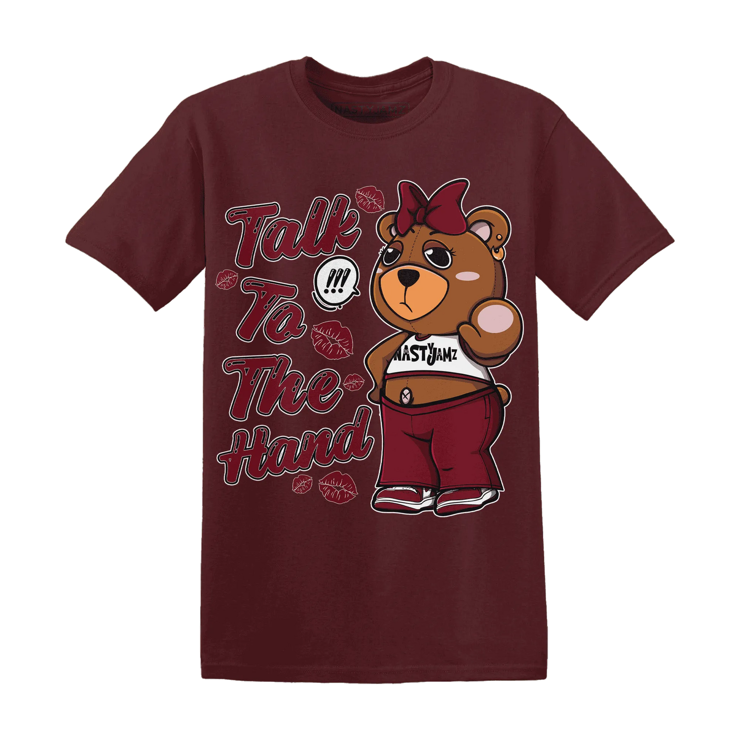 High-White-Team-Red-1s-T-Shirt-Match-Talk-To-The-Hand-BERNIE