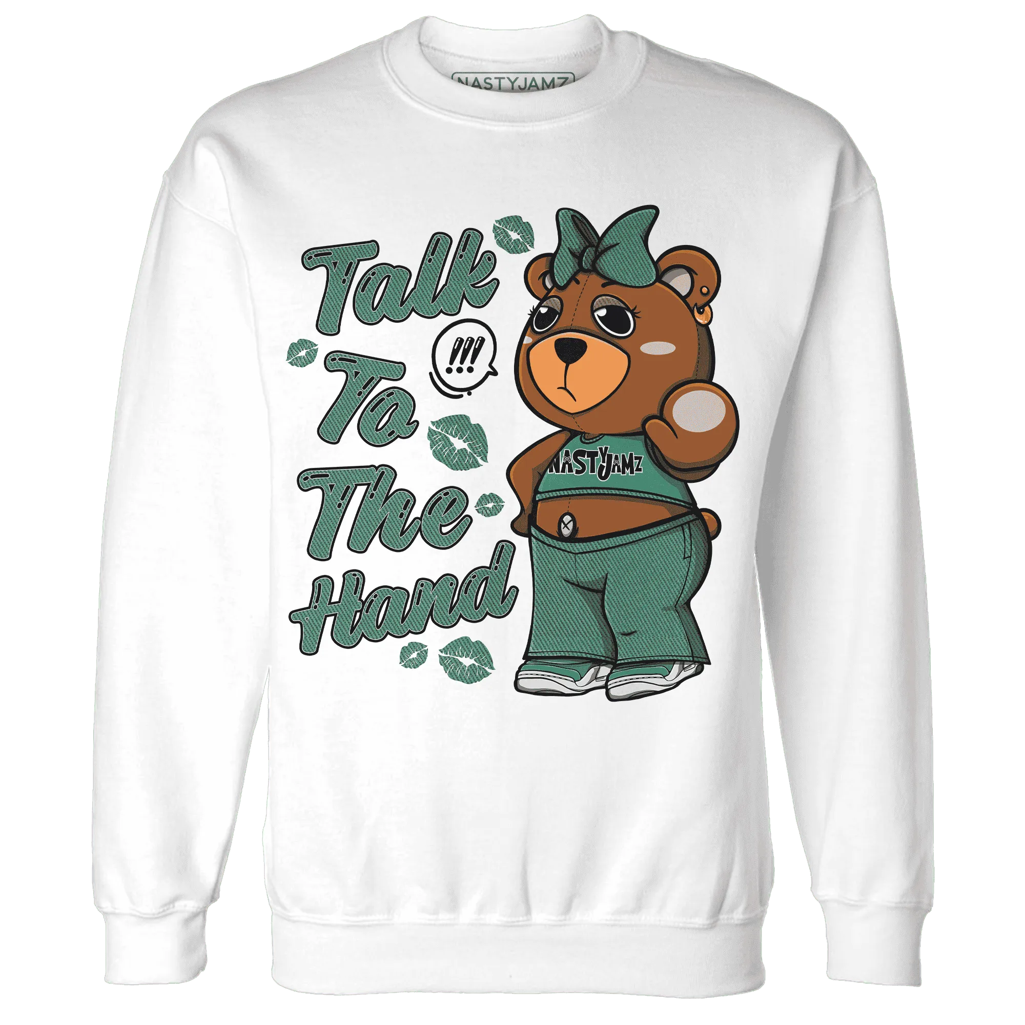 Nina-CN-Abney-3s-Sweatshirt-Match-Talk-To-The-Hand-BERNIE