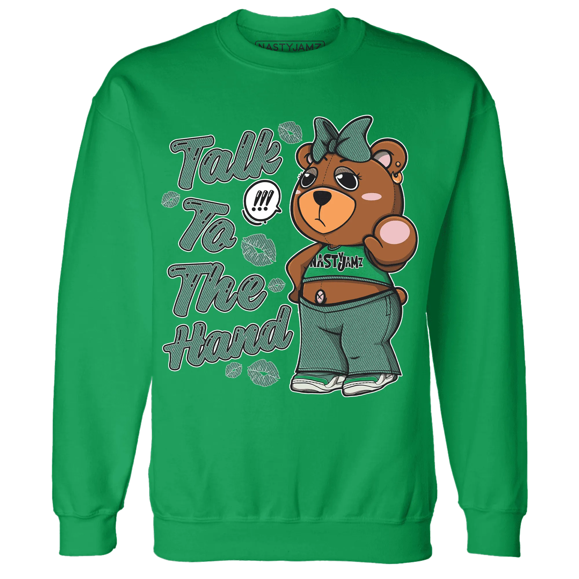 Nina-CN-Abney-3s-Sweatshirt-Match-Talk-To-The-Hand-BERNIE