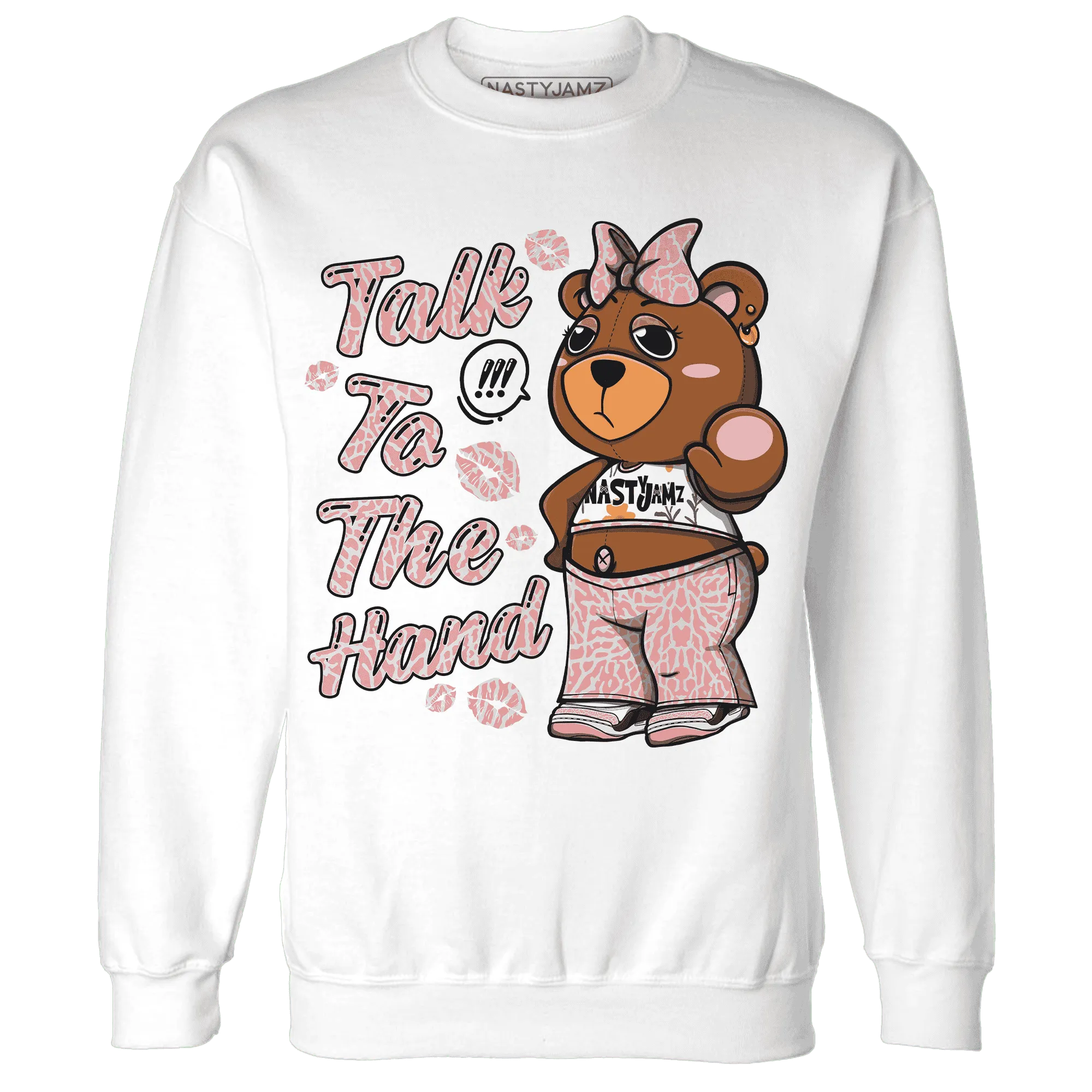 Red-Stardust-3s-Sweatshirt-Match-Talk-To-The-Hand-BERNIE