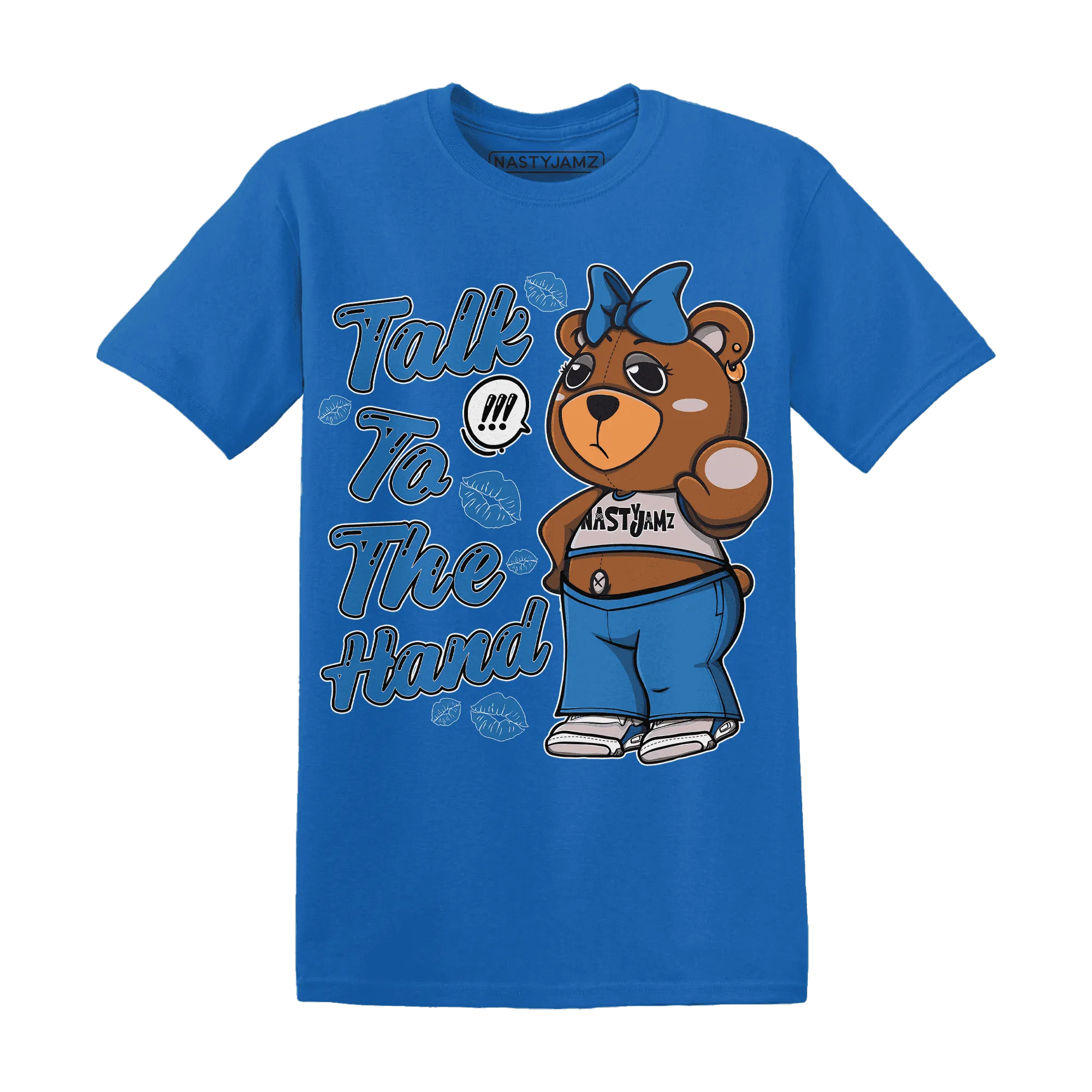 Industrial-Blue-4s-T-Shirt-Match-Talk-To-The-Hand-BERNIE