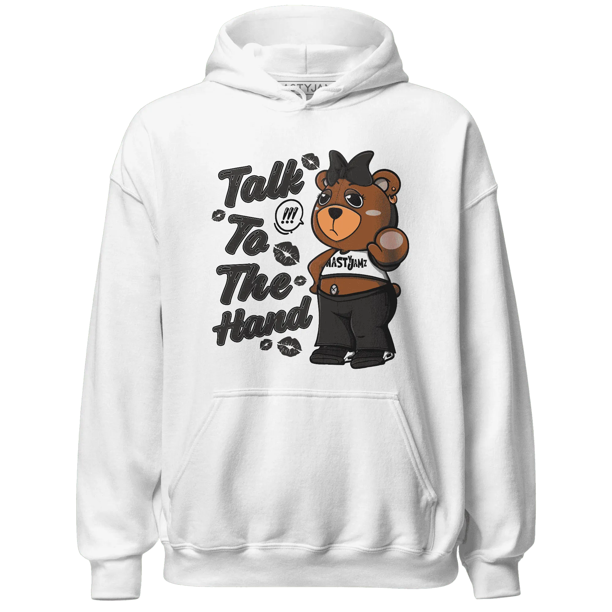 White-Thunder-4s-Hoodie-Match-Talk-To-The-Hand-BERNIE