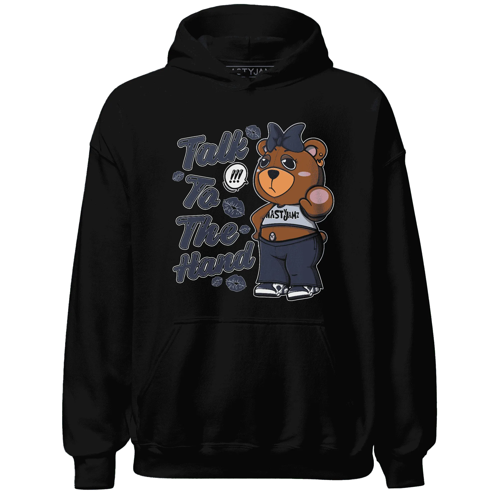 White-Navy-6s-Hoodie-Match-Talk-To-The-Hand-BERNIE