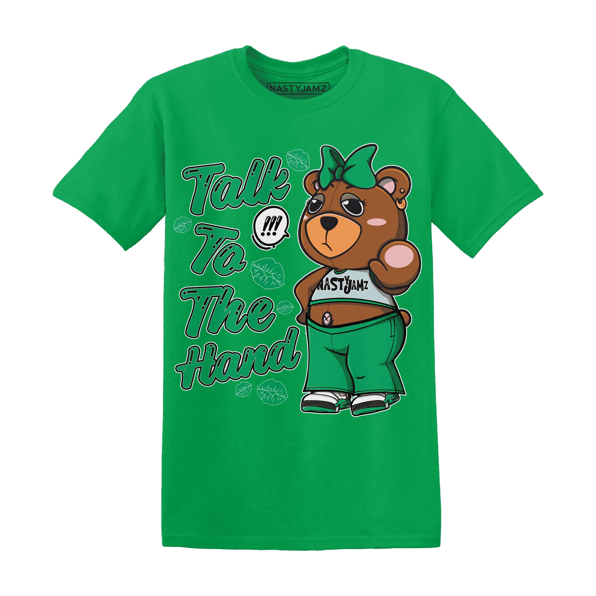 Lucky-Green-5s-T-Shirt-Match-Talk-To-The-Hand-BERNIE