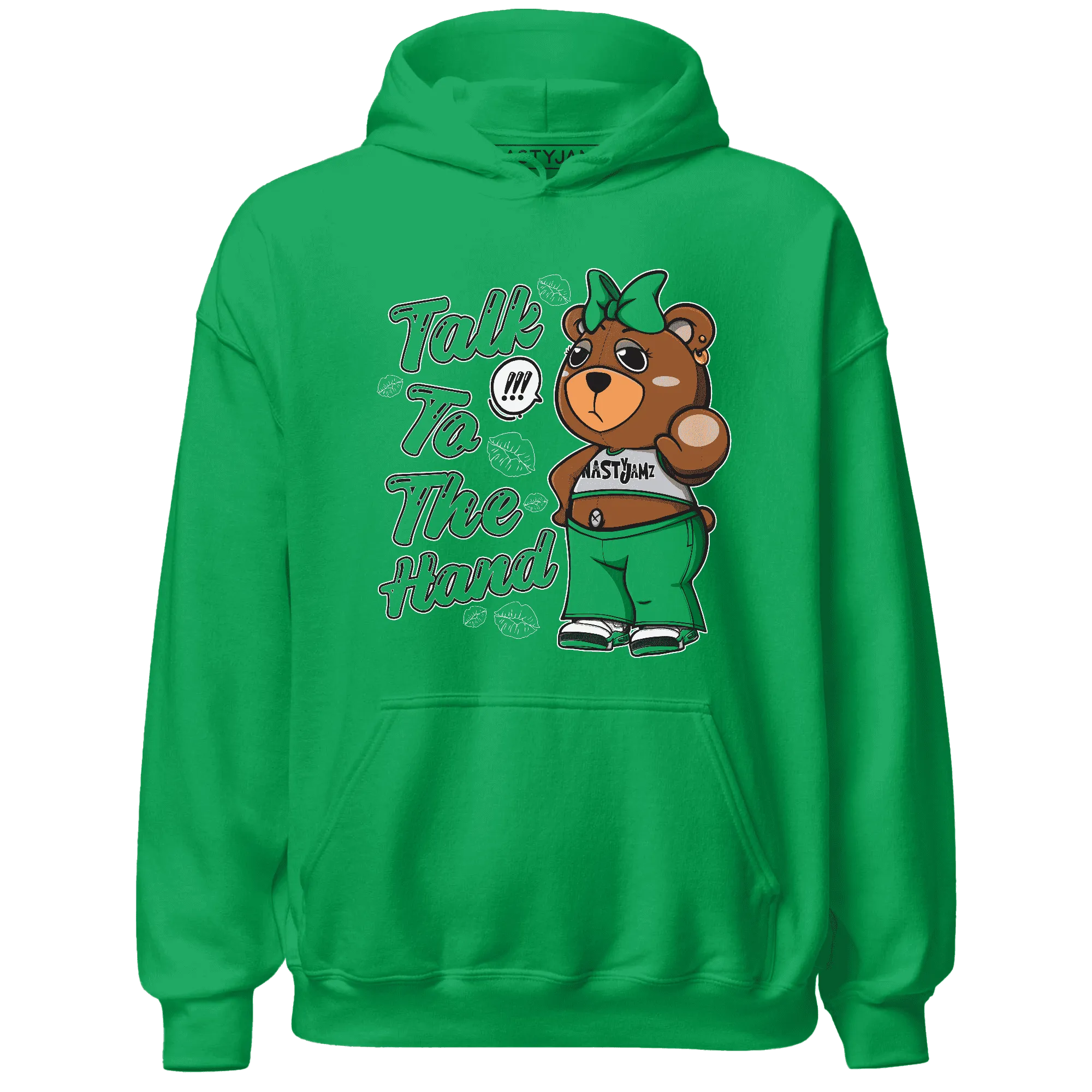 Lucky-Green-5s-Hoodie-Match-Talk-To-The-Hand-BERNIE