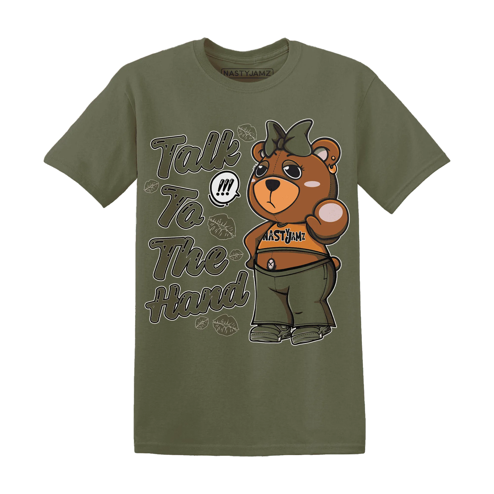 Olive-5s-T-Shirt-Match-Talk-To-The-Hand-BERNIE