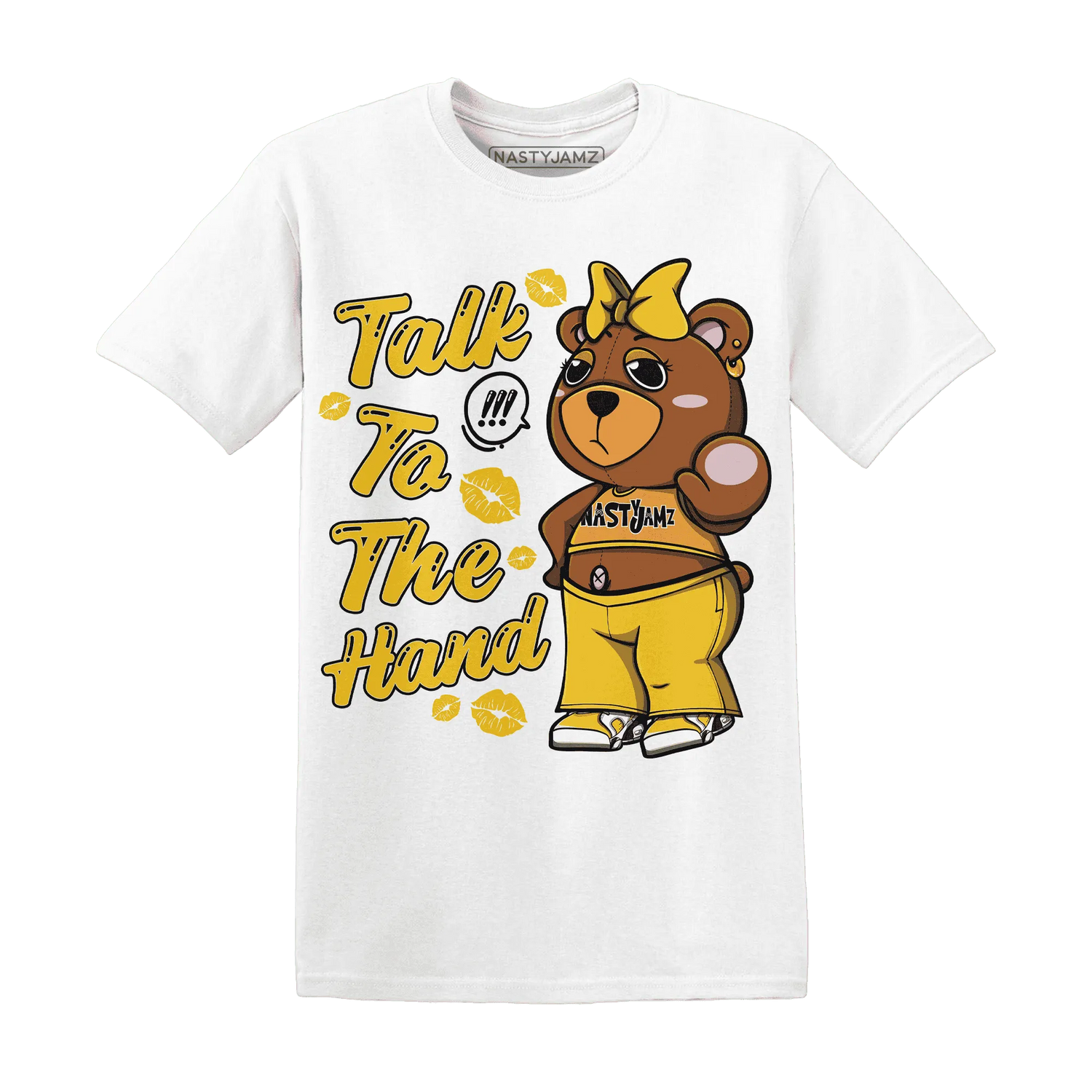 Yellow-Ochre-6s-T-Shirt-Match-Talk-To-The-Hand-BERNIE