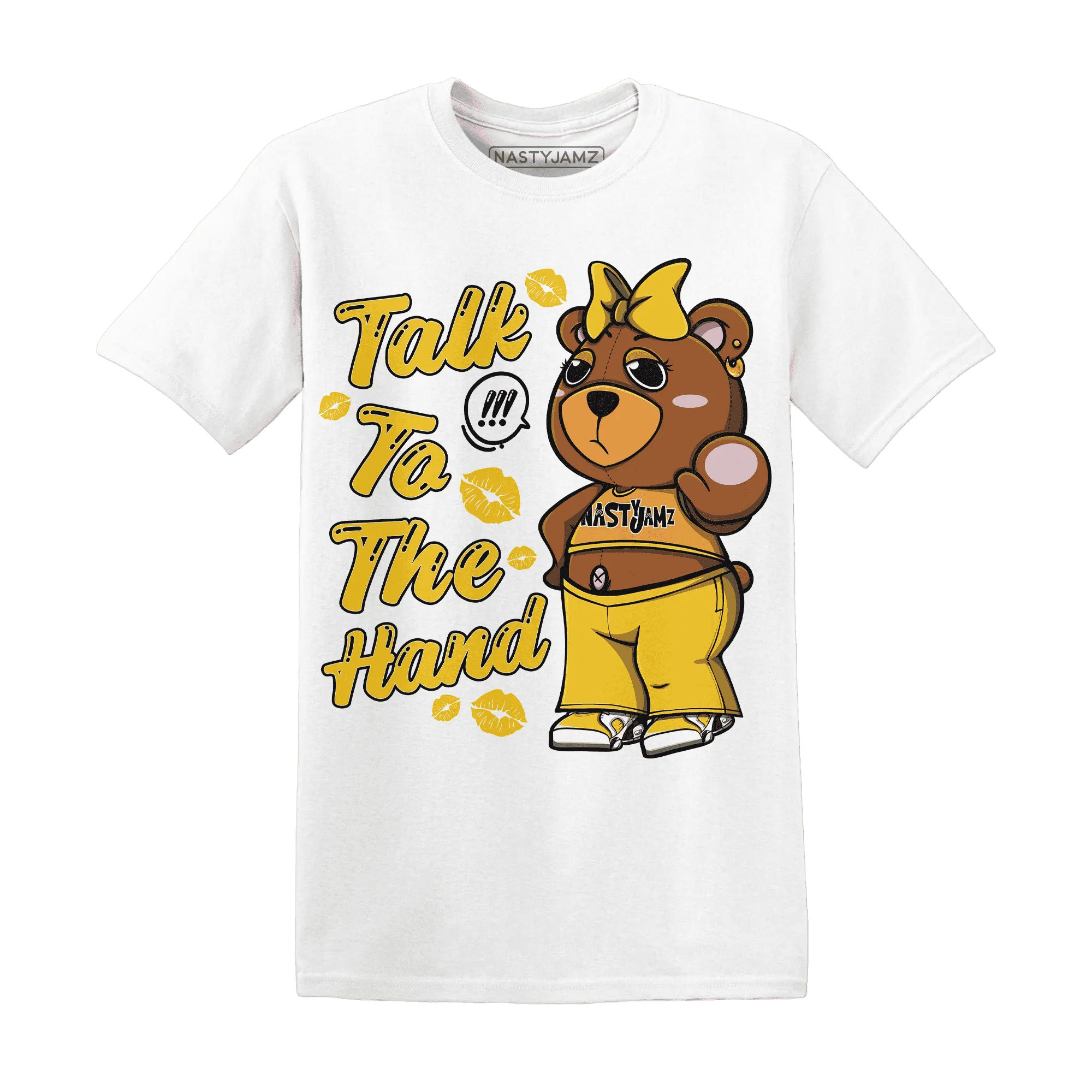 Yellow-Ochre-6s-T-Shirt-Match-Talk-To-The-Hand-BERNIE