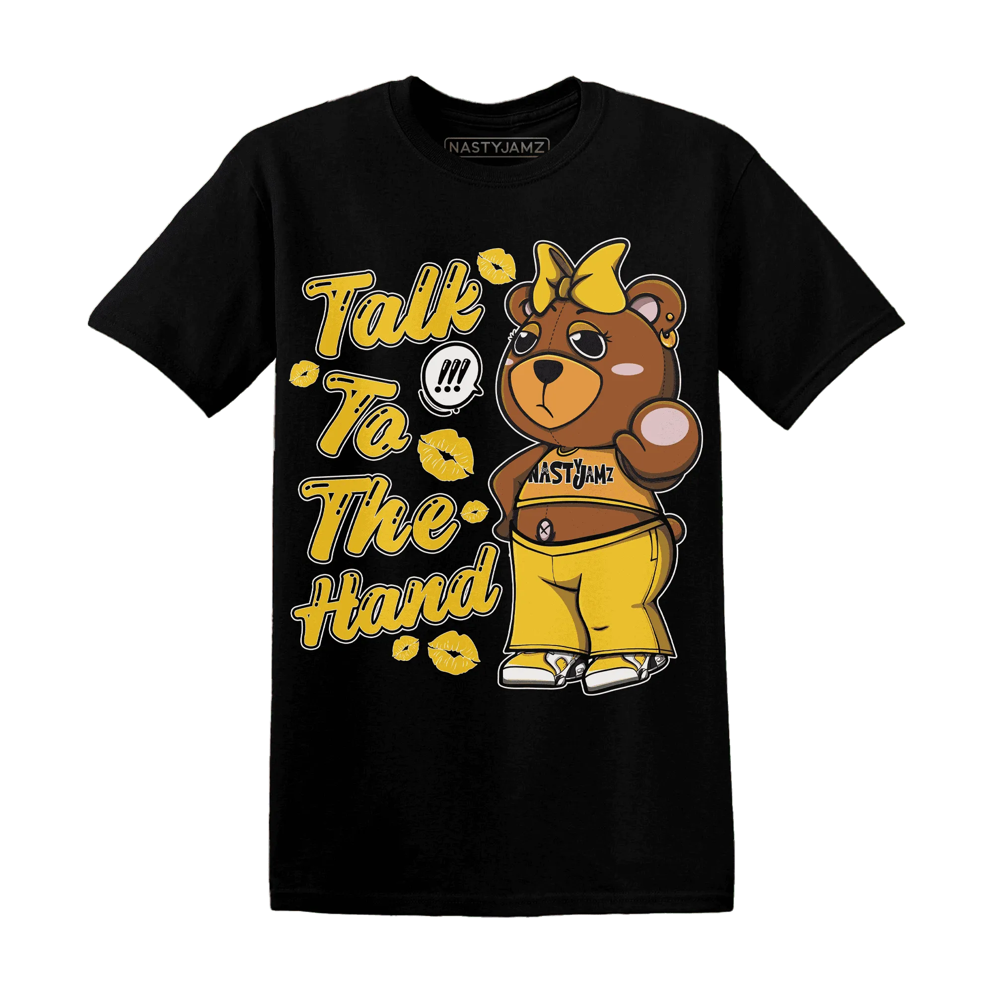 Yellow-Ochre-6s-T-Shirt-Match-Talk-To-The-Hand-BERNIE