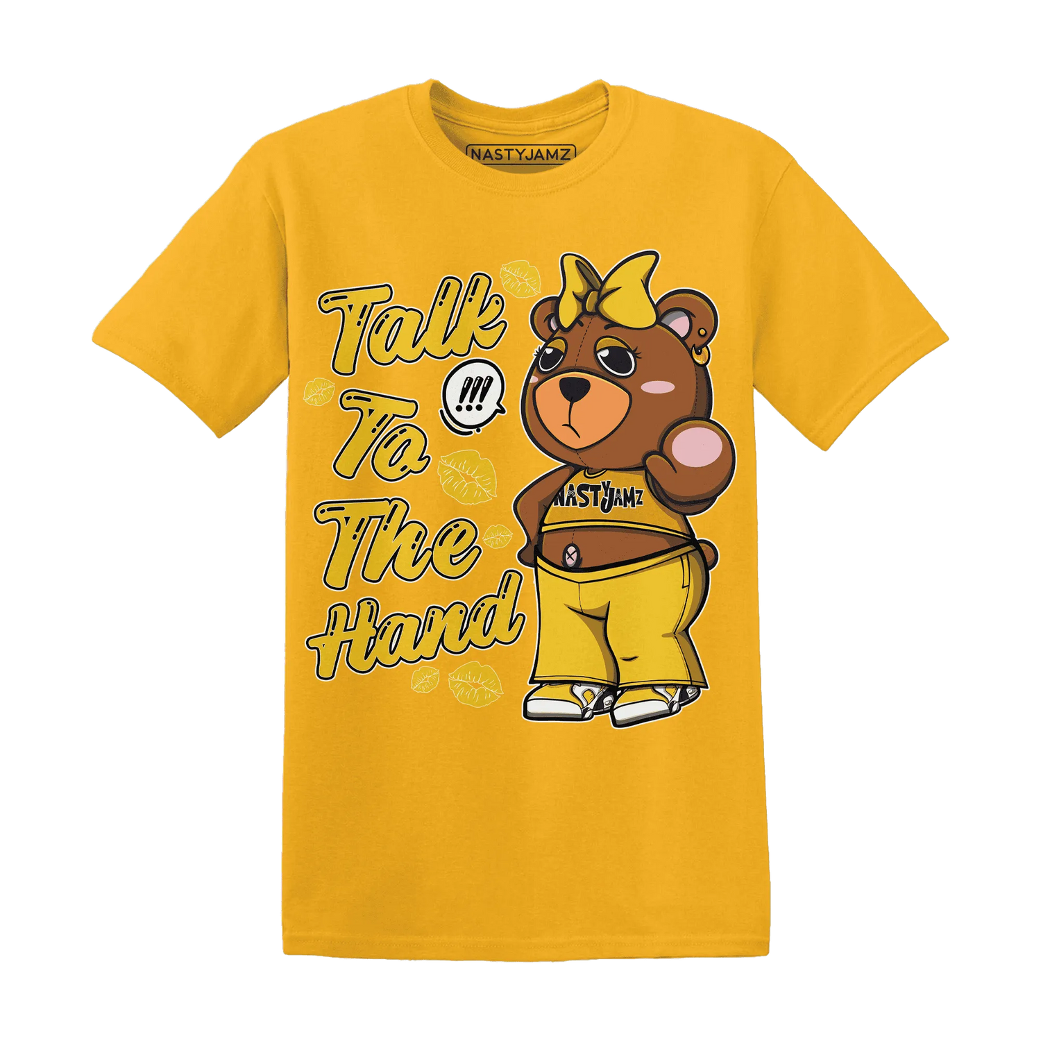 Yellow-Ochre-6s-T-Shirt-Match-Talk-To-The-Hand-BERNIE