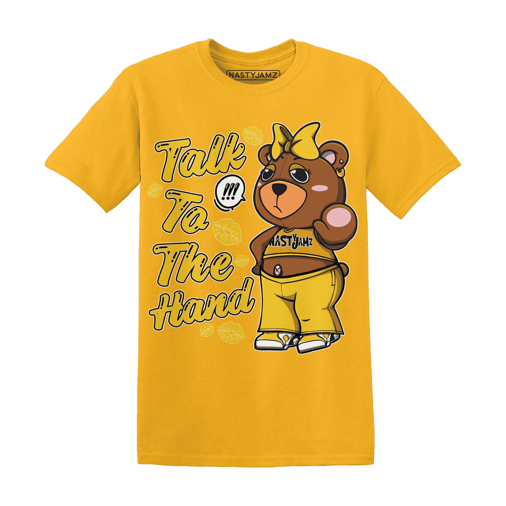 Yellow-Ochre-6s-T-Shirt-Match-Talk-To-The-Hand-BERNIE