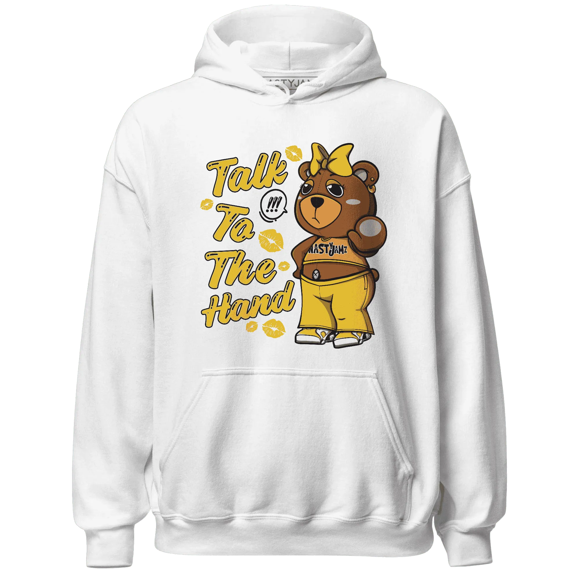 Yellow-Ochre-6s-Hoodie-Match-Talk-To-The-Hand-BERNIE