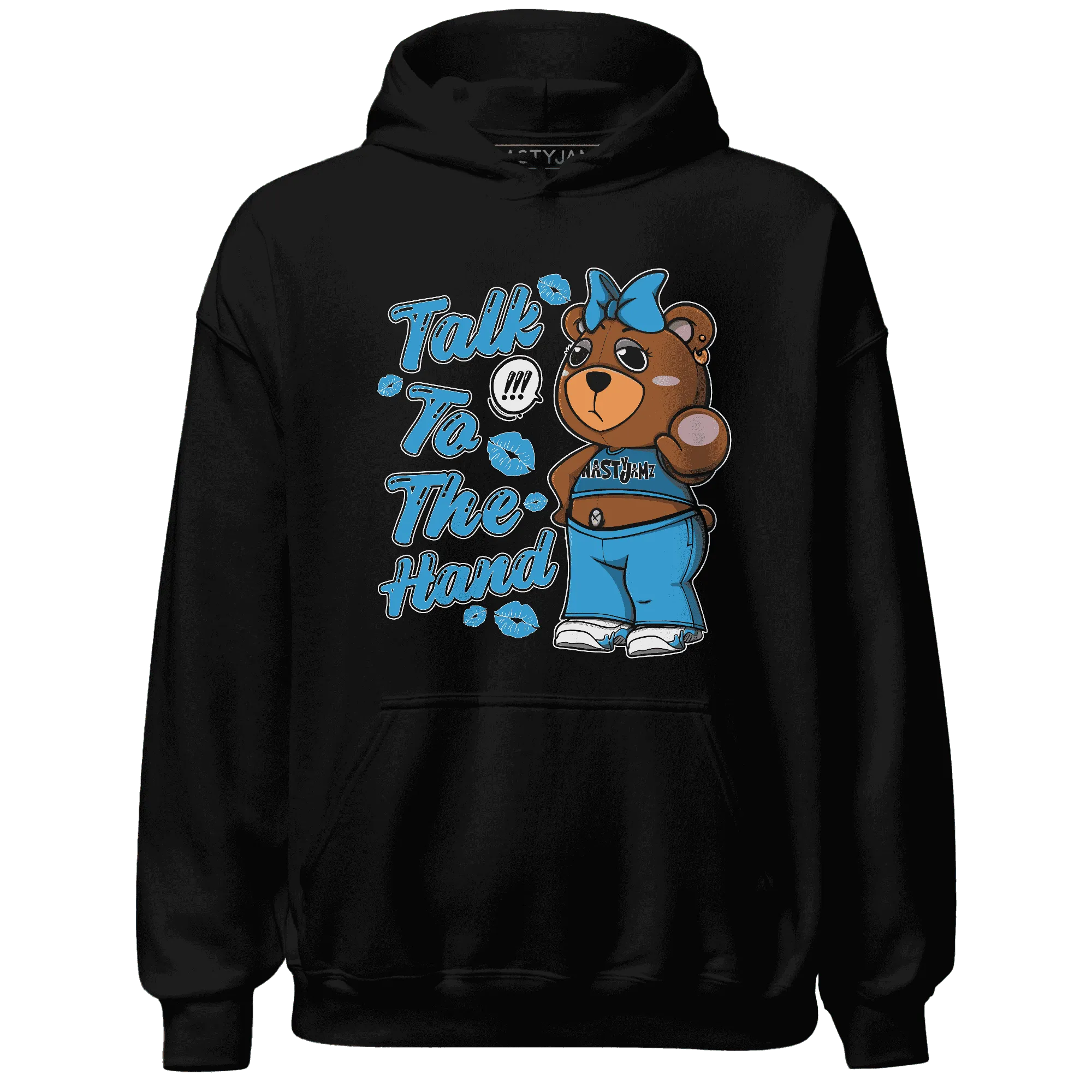Powder-Blue-9s-Hoodie-Match-Talk-To-The-Hand-BERNIE