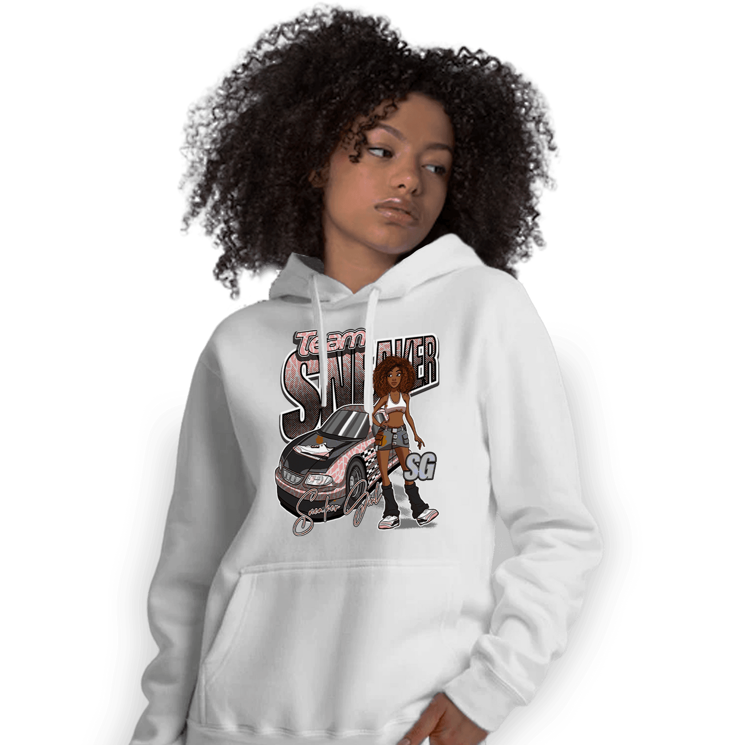 Red Stardust 3s Hoodie Match Team Sneaker Girl - NastyJamz