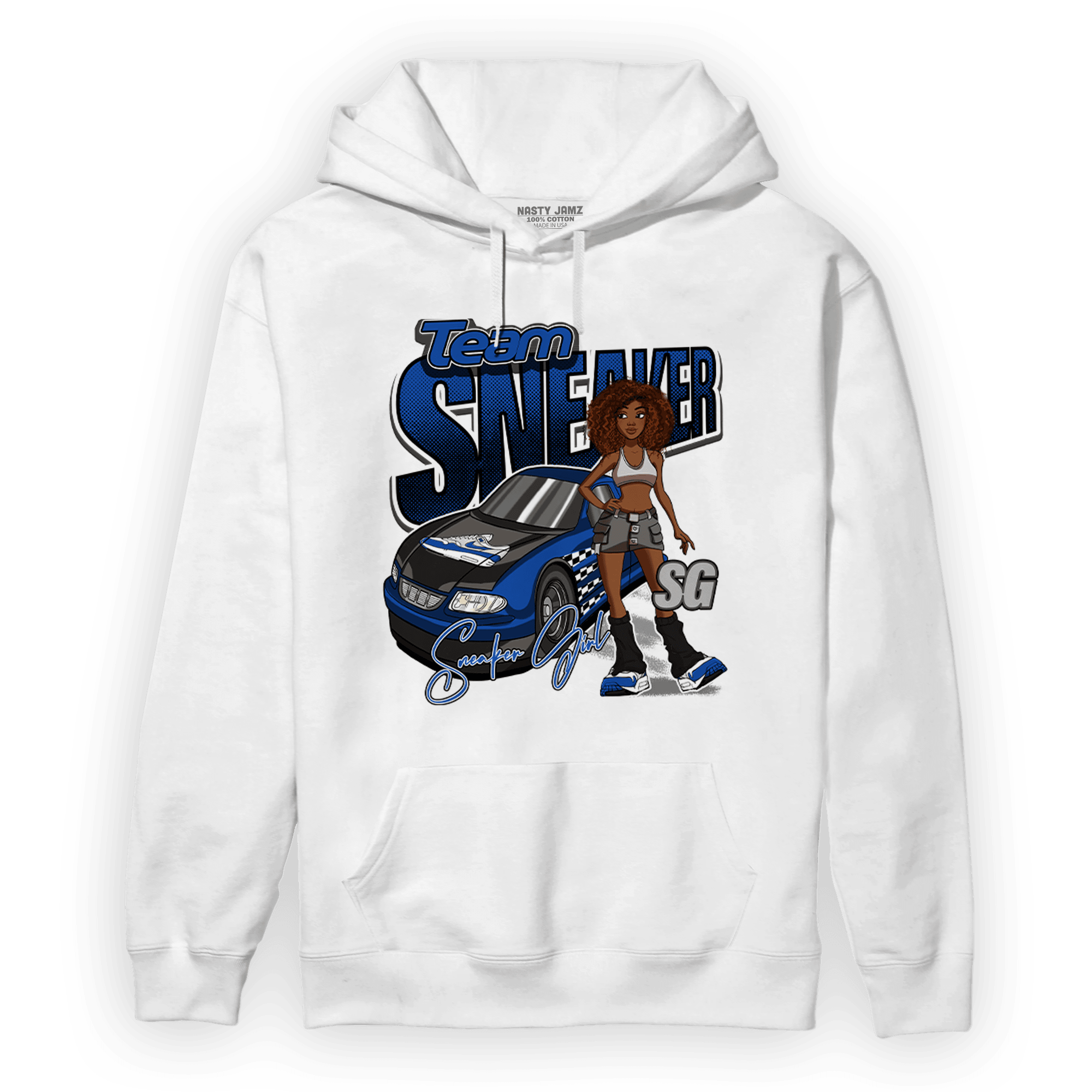 Air Max 1 86 Royal Hoodie Match Team Sneaker Girl - NastyJamz