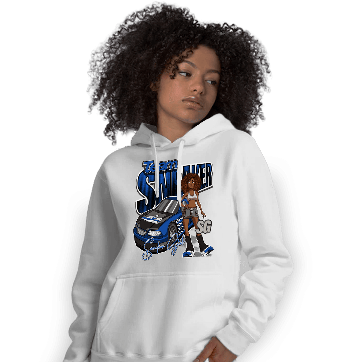 Air Max 1 86 Royal Hoodie Match Team Sneaker Girl - NastyJamz