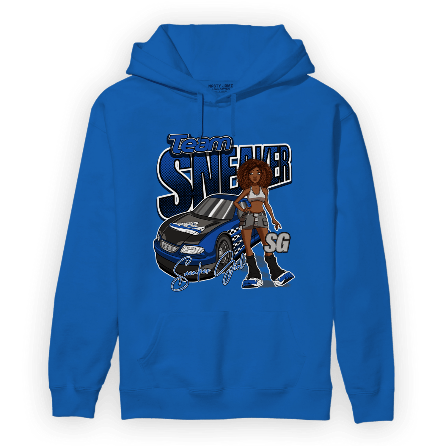 Air Max 1 86 Royal Hoodie Match Team Sneaker Girl - NastyJamz