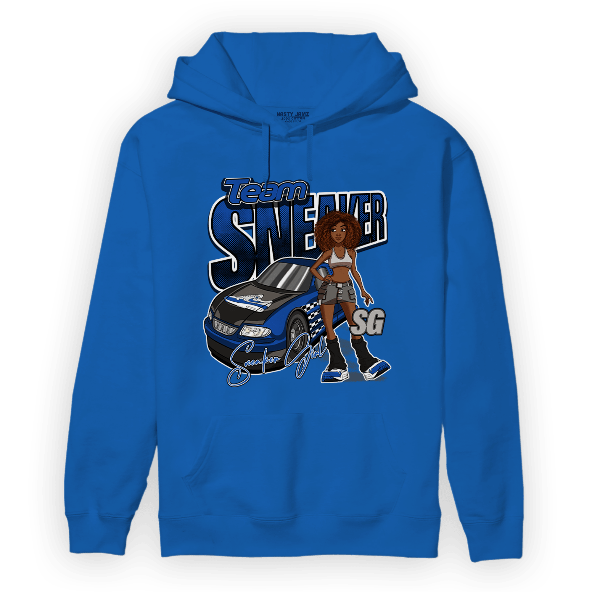 Air Max 1 86 Royal Hoodie Match Team Sneaker Girl - NastyJamz