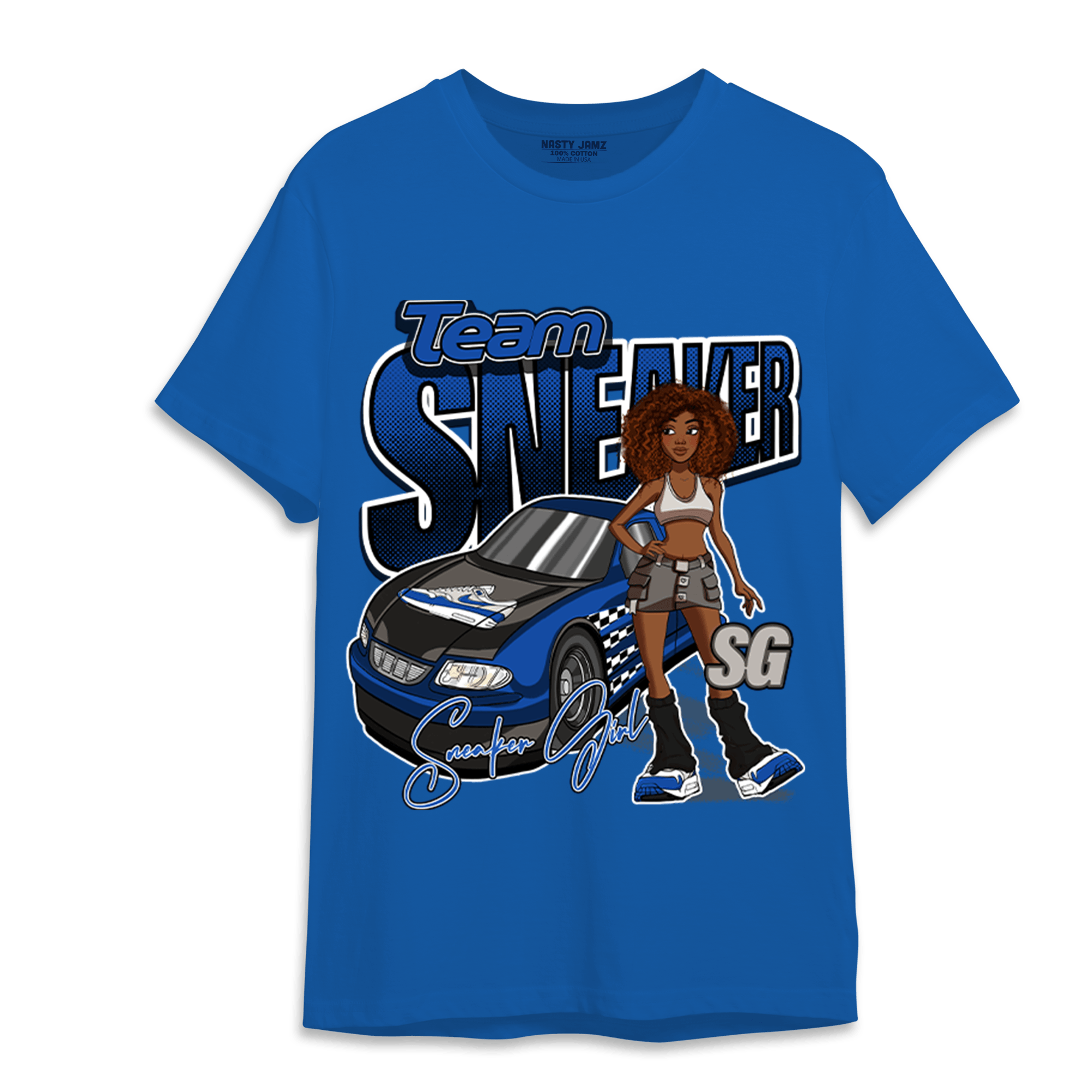 Air Max 1 86 Royal T Shirt Match Team Sneaker Girl - NastyJamz