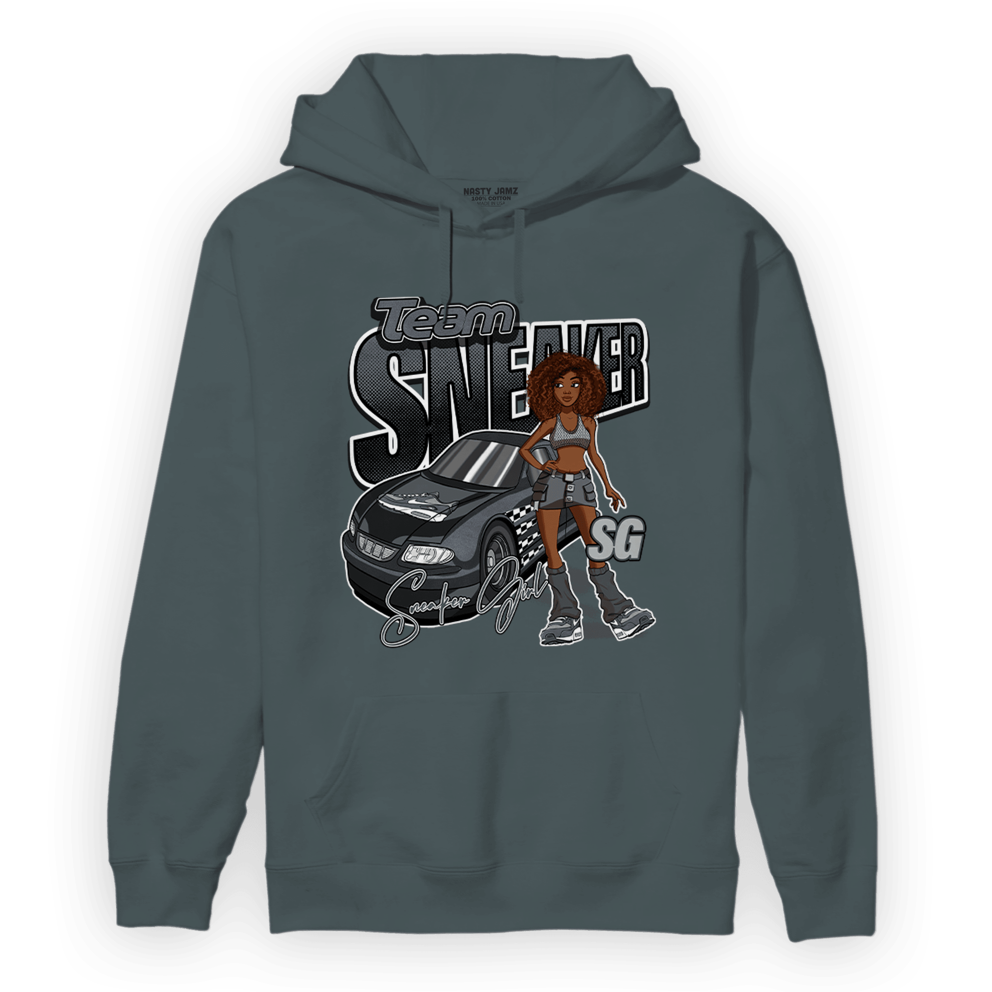 Air Max 90 Iron Grey Hoodie Match Team Sneaker Girl - NastyJamz