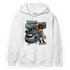 Blue Grey 13s Hoodie Match Team Sneaker Girl - NastyJamz