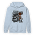 Blue Grey 13s Hoodie Match Team Sneaker Girl - NastyJamz