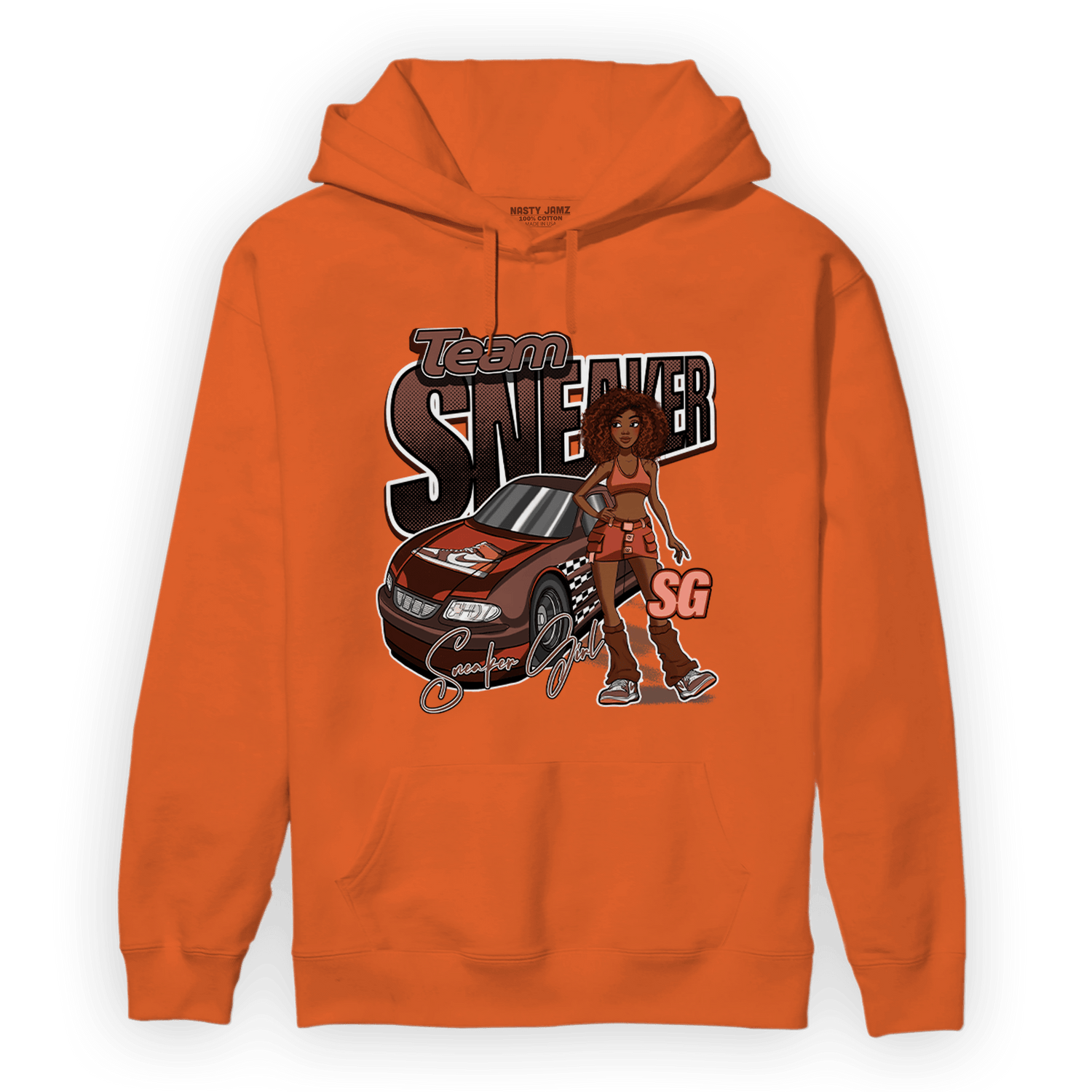 High OG Dusted Clay 1s Hoodie Match Team Sneaker Girl - NastyJamz