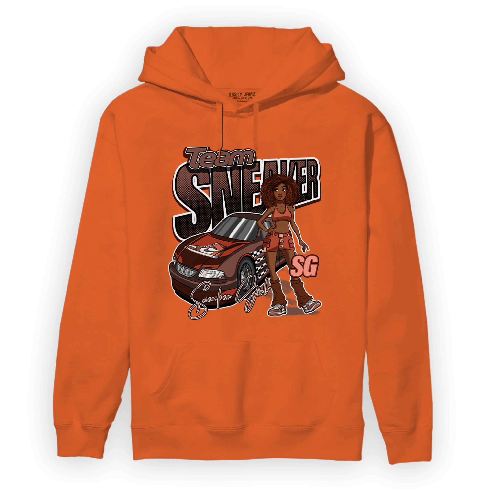 High OG Dusted Clay 1s Hoodie Match Team Sneaker Girl - NastyJamz