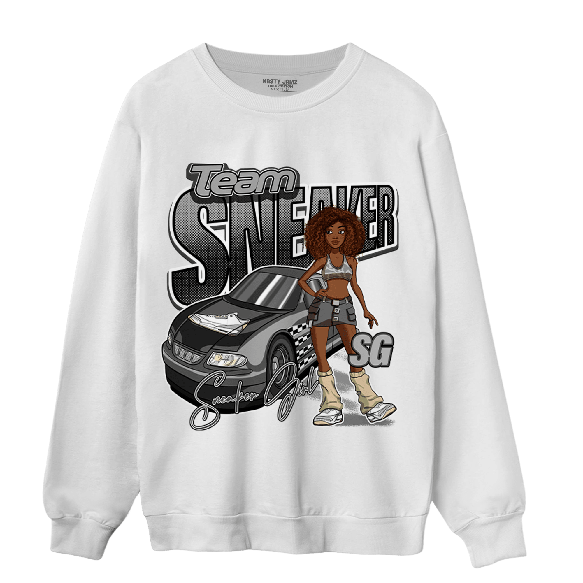 Craft Ivory 3s Sweatshirt Match Team Sneaker Girl - NastyJamz