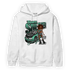 Green Glow 3s Hoodie Match Team Sneaker Girl - NastyJamz