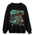 Green Glow 3s Sweatshirt Match Team Sneaker Girl - NastyJamz