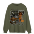 Olive 5s Sweatshirt Match Team Sneaker Girl - NastyJamz