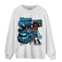Powder Blue 9s Sweatshirt Match Team Sneaker Girl - NastyJamz