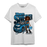 Powder Blue 9s T Shirt Match Team Sneaker Girl - NastyJamz