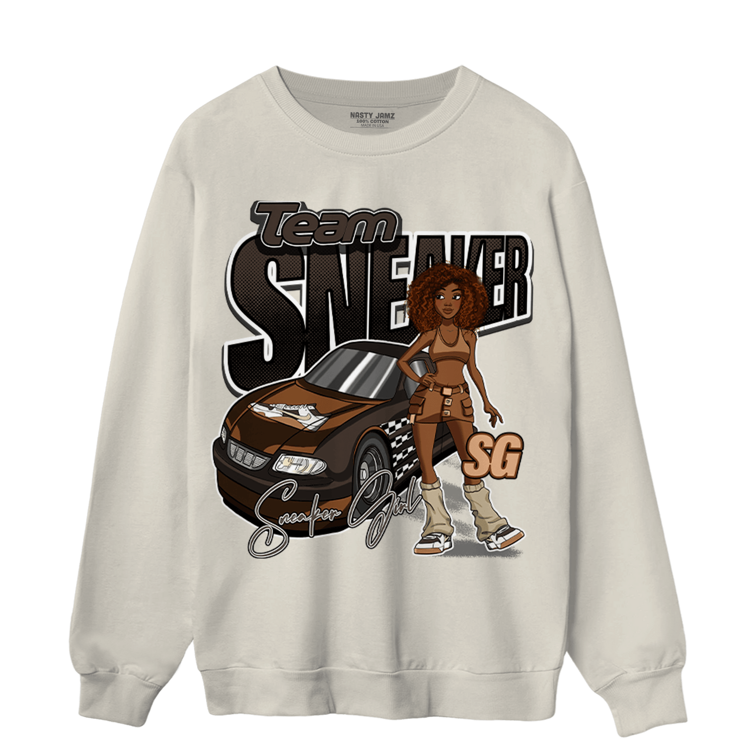Jumpman Jack Sweatshirt Match Team Sneaker Girl - NastyJamz