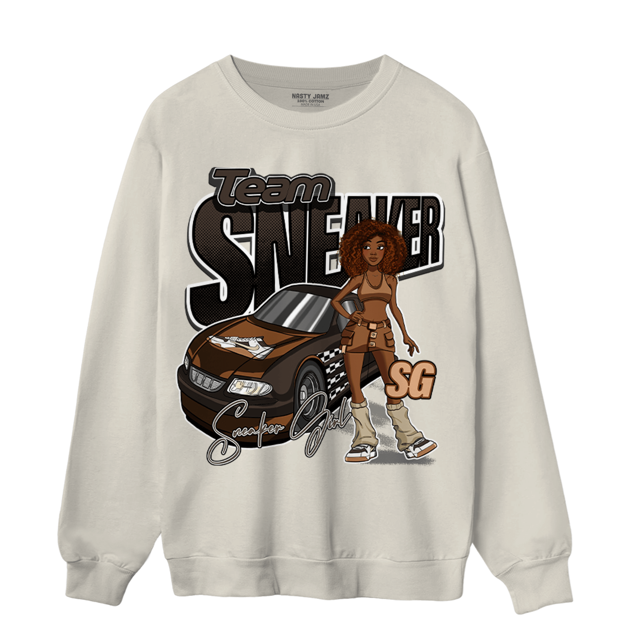 Jumpman Jack Sweatshirt Match Team Sneaker Girl - NastyJamz