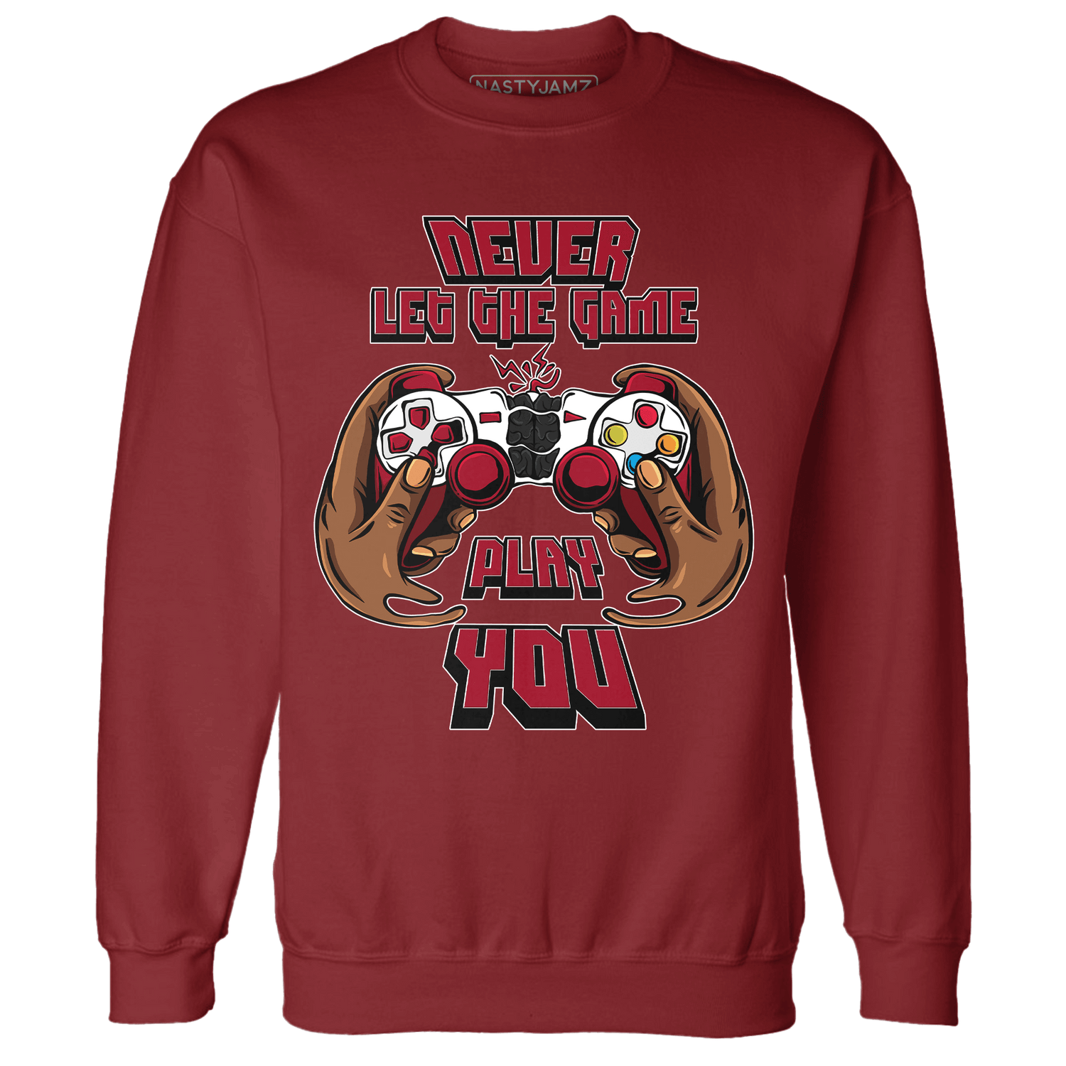 Retro Red Taxi 12s Sweatshirt Match The Game Changer - NastyJamz