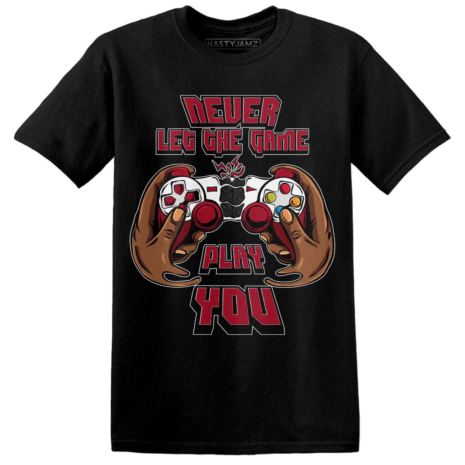 Retro Red Taxi 12s T Shirt Match The Game Changer - NastyJamz