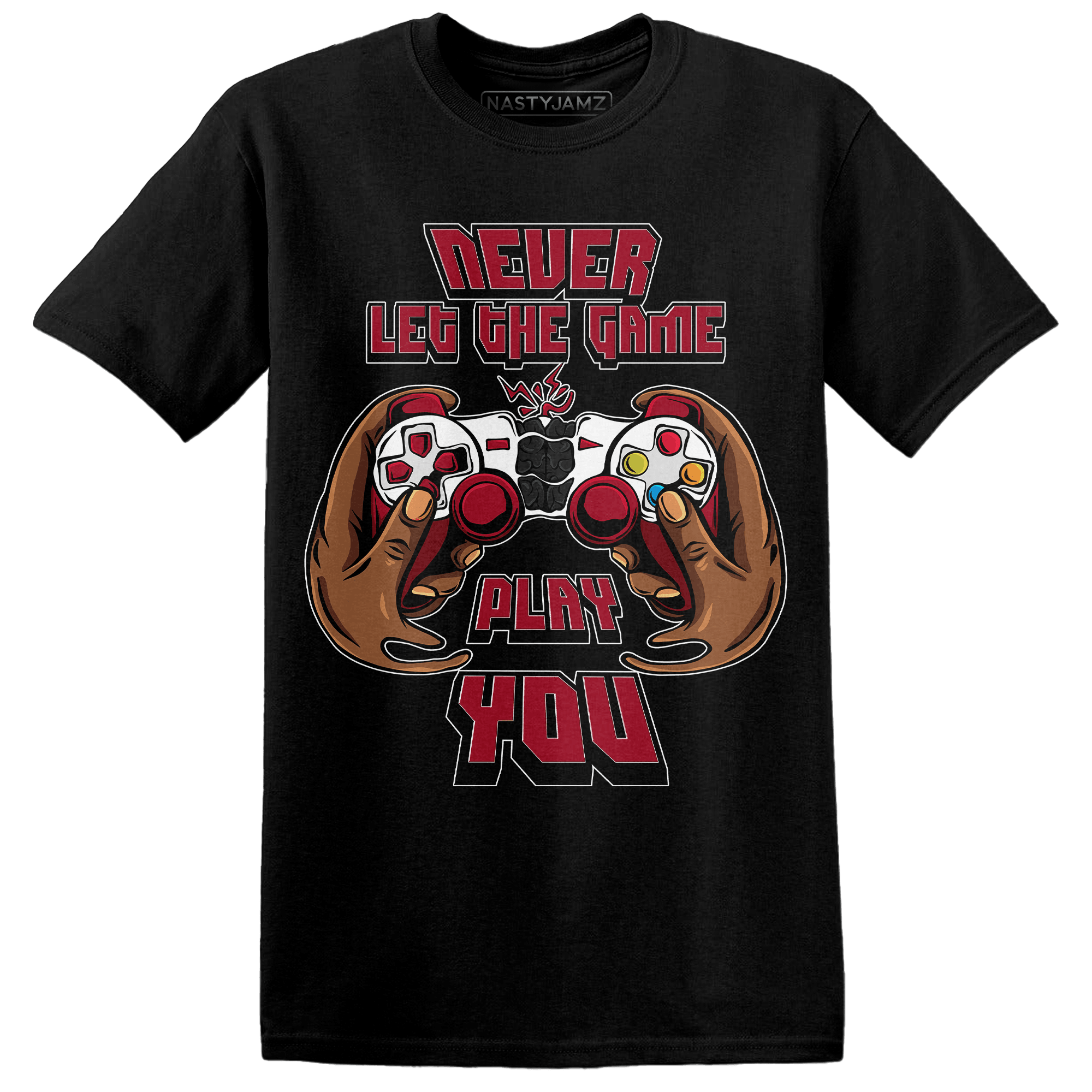 Retro Red Taxi 12s T Shirt Match The Game Changer - NastyJamz